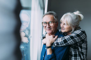 Happy Elderly Couple in Retirement Home